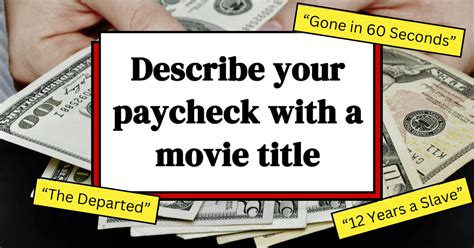 describe paycheck with movie title